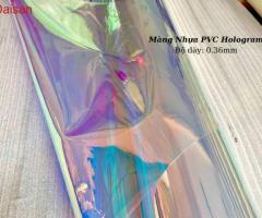 Xưởng phân phối nhựa pvc dẻo, màng ánh kim 7 màu - 2