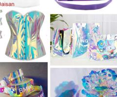 Xưởng phân phối nhựa pvc dẻo, màng ánh kim 7 màu - 3