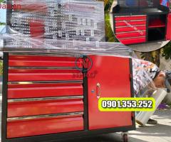 Tủ đồ nghề 6 ngăn kết hợp bảng treo dụng cụ - 2