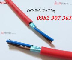 Cáp chống cháy chống nhiễu 2x1.0mm2 vỏ LSZH màu đỏ cam - 2
