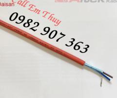 Cáp chống cháy chống nhiễu 2x1.0mm2 vỏ LSZH màu đỏ cam - 4