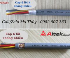 Cáp 6 lõi chống nhiễu vỏ PVC xám - 3