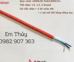 Cáp chống cháy-chống nhiễu 2x2.5mm2