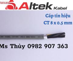 Cáp điều khiển 8 lõi Altek Kabel 0.5, 0.75, 1.0, 1.5mm2 chống nhiễu chính hãng - 2