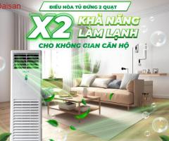 Giá thành tầm trung phù hợp nhiều công trình Máy lạnh tủ đứng Hikawa