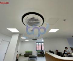 Những hãng nào có máy lạnh âm trần dạng tròn? Công suất bao nhiêu?