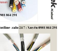 Cáp điều khiển 6x1.0mm2 chống nhiễu hãng Altek Kabel
