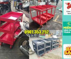 Xe đẩy, Kệ chứa đồ nghề 3 ngăn - 4