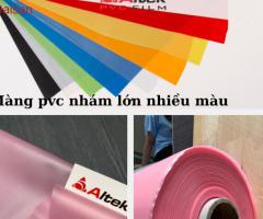 màng nhựa pvc khổ lớn - nhám nhiều màu