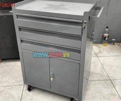 Tủ dụng cụ 3 ngăn kéo kèm hộc 2 cánh - 2