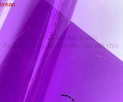 Cuộn nhựa pvc giá tốt nhất miền Bắc Trung Nam, nhựa trong màu - 6