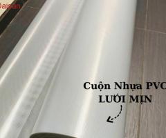 Địa chỉ bán cuộn nhựa pvc trong suốt, lưới mịn khổ lớn - 2